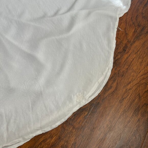 Vintage Cute Options White Embroidered Rayon Boho Dress – One Size - Picture 11 of 13